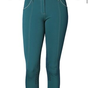 Women's Blue Riding Pants Green/blue
